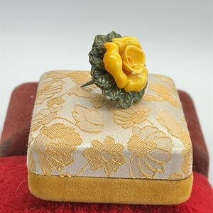 VINTAGE Floral Curtain Tie Back Holders one